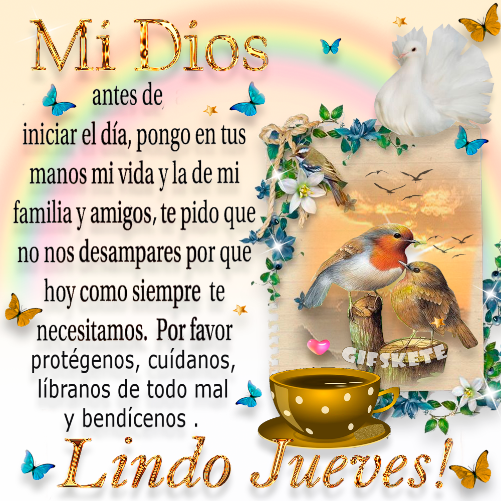 Que tengan un hermoso día! ¡Lindo Jueves!